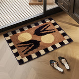 Vintage Tufting Swallow Bathroom Mat Soft Bird Rug Bedroom Bedside Carpet Doormat Floor Anti Slip Pad Aesthetic Home Room Decor