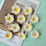 10pcs Simulation Resin Flower Refrigerator Magnets Creative Cute Magnetic Stickers Home Kitchen Decoration Magnets