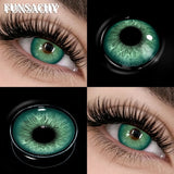 New Contact Lenses Natural Brown Eye Makeup Contacts Grey Color Lens Korean Softlens Yearly Cosmetics for Women