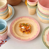 Creative French Ceramic Cake Dessert Tray, Cute Ice Cream Cafe Tableware Set, Home Kitchen Plates
