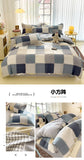 100% Cotton Bedding Set Soft Skin-friendly Four Piece Set Single Couple Flower Printed Comforter Duvet Cover Set for Adults Kids