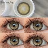 Natural Brown Contact Lense for Eyes Colorcon Blue Lenses Beautiful Gray Pupils Cosmetics Yearly Soft Eyes Contact Lens