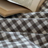Japanese Minimalism Cotton Bedding Sets Duvet Cover Sheet Pillowcase 4in1 Underwear Bed Linens