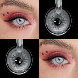 Colored Contact Lenses Brown Soft Beauty Cosmetic Lens 1 Pair Yearly Disposable Natural Eyes Makeup Color Contacts