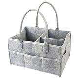 Large Capacity Travel Felt Storage Bag, Portable Multi-functional Felt Organizer Tote Pouch for Cosmetics Sundries Arrangement