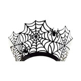 Halloween Cupcake Wrappers, Spider Web Cupcake Wrapper, Halloween Party Decorations Supplies 36Pcs
