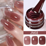 10ml Red Series Gel Nail Polish Winter Dark Red Glitter Nail Art Varnish Semi Permanent Soak Off UV LED Gel