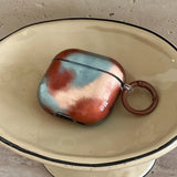 lovely amber transparent tpu soft headset cover for apple airpods pro 2 airpods 4 2 1 3nd generation earphone case with keychain