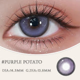 2Pcs Best Selling Color Contacts Lenses Purple Series Soft Lens Contact Lenses with Natural