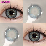 Colored Contacts Lenses Brown Natural Lenses Gray Colored Pupils Natural Look Green Contacts Lens Cosmetic Beauty Big Eyes