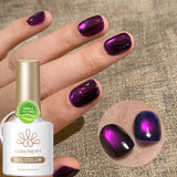 10ml Pink Gold Water Light Cat Magnetic Gel Polish HEMA TPO FREE Aurora Glitter Crystal Soak Off UV Varnish Manicure