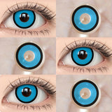 14.5mm Cute Enlarging Colored Contact Lenses Soft Vibrant Fashion Cosplay Party Eye Lenses Vika Eye Lenses