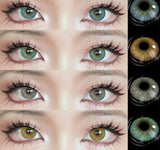 1 Pair LUCIFER Series Contact Lenses for Eyes Korean Natural Green Lenses Contacts Multicolored Beauty Pupils Yearly