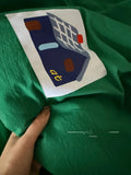 Retro Forest | Ins Blogger een Pure Cotton Waed Cotton Four-Piece Set 8 Bed Cap Mix Plaid Pure Cotton Bedding Set