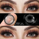 1 Pair Colored Contact Lenses Pupils Fashion Brown Lenses for Makeup Cosplay Lenses High Quality Natural Pupils Year