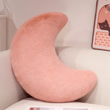 Moon Throw Pillows Soft Moon Shaped Pillows Plush Floor Cushions Middle Eastern Muslim Festival Home Bedroom Eid Al Fitr