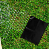 Heat Resistant Fireproof Grill Mat for Outdoor Bbq Deck Patio Tabletop Flame Barrier Fiberglass Silicone Easy Clean Grill