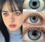 New Style Contact Lens Belt Grade 14.5MM Big Eye  Series Red Brown GDIA: 14.2MM 1 Year Use Soft Hydrogel WT: 40%
