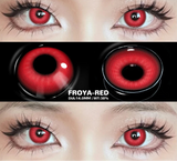 1Pair Halloween Colorful Contact Lenses Anime Cosplay Eye Lenses Multicolored Lens Black Red Mesh White Yearly Contacts