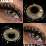 Fashion Colored Contact Lenses Natural Brown Eye Lens Gray Contact Eye Lenses Blue Lenses Contacts for Dark Eyes