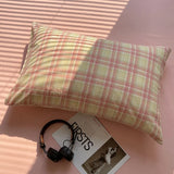 100 Cotton Pillowcase 2 PCS Colorful Stripe Pillow Case Bedding Black Pillow Cover Envelope Pillow Case Cover Nordic Sling