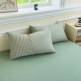 Class A Pure Cotton Printed Checkered Quilt Cover All-cotton Yarn-dyed Washed Single Duvet Cover 160x210 Bedding