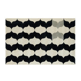 French Retro Bedroom Decor Stripe Carpet Minimalist Carpets for Living Room Home Art Plush Floor Mat Large Area Thickened Rug