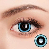 2Pcs/Pair Cosplay Color Contact Lenses for Eyes Anime Accessories Orange Pink Green Rainbow Lens Pupilentes