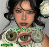 1 Pair Colorful Eyes Blue Lenses Korean Natural Lenses Color Contact Lenses Eyes Gray Soft Beautiful Pupil Annual Use