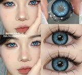 Colored Contact Lenses for Big Eyes Dolly Eye Gray Eye Lenses Brown Contact Gray Lenses 14.5mm Green Colored Contacts