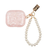 Dreamy Pearl Shell Soft Case For AirPods 4 3 2 1 Pro 2 2nd Cover Funda Wireless Headphone Coque Accessories Box With Keychain