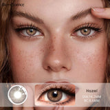 Natural Colored Contact Lenses for Eyes 1 Pair Brown Lenses Fashion Makeup Lenses 42% Water Beauty Pupils
