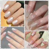 10ML Gel Nail Polish Solid Color Glass Gel Varnish Nail Art Gel Spring Summer Gel Nail Soak Off UV Gel Gel Vernis