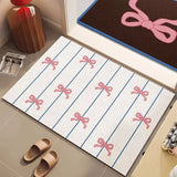 Korean Style Knot Wire Loop Carpet Home Entrance Door Mat Small Carpet For The Entrance Hall Bathroom Door Carpet