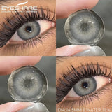 1 Pair Natural Blue Lenses Yearly Use Contact Lens Beauty Color Contact Lenses For Eyes Brown Contacts Gray Pupils Lens