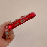 Chinese Red 3D Water Ripple Cover For iPhone 15 Pro Max 14 Pro 13 12 Pro 11 Soft Case Fashion Wave Gloss Phone Protection Shell