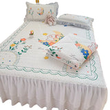 New Latex Summer Mat Summer Quilt Four-Piece Washable Summer Fabric Cooling Mattress Dormitory Soft Seat