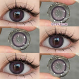 1 Pair Myopia Color Contact Lenses for Eyes with Prescription Makeup Eye Color Lenses Beauty Pupils Fashion Blue Lenses