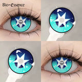 Anime Cosplay Contact Lenses Purple Lenses Halloween White Lenses Dragon Eye Cosplay Lenses Colored Pupils for Party