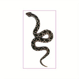1pc Snake Tattoo Sticker, A Temporary Tattoo Symbolizing Wisdom, Mystery, and Power, Suitable for Both Men and Women