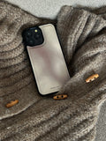 Fashion INS Chinese Ink Painting Misty Rain Pattern Leather Phone Case for iPhone 15 14 13 Pro Max Back Phone Cover for 12 Funda