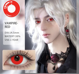 2pcs Halloween Colored Cosplay Contacts Lenses for Eyes Yearly Anime Lens Cosplay Eyes Contacts White Mesh Blind Lens