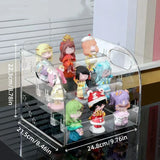 1pc/Transparent Acrylic Cosmetic Organizer, Desktop Drawer-Style Compartmentalized Storage Box