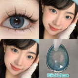 2pcs Myopia Color Contact Lenses for Eyes with Prescription Beauty Pupils Makeup Eye Color Lenses Fashion Blue Lenses