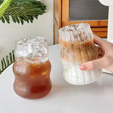 Creative Ins Glass Cup Heat-resistant Tumbler Transparent Tea Juice Milk Coffee Mug Home Water Glasses Cocktail Beer Glasses