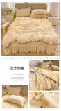 Summer Cooling Quilt Soft Skin-Friendly Air Conditioning Thin Blanket Single/Double Washable Home Textile Princess Wind Style