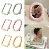 Creative Candy Color Makeup Mirror High-definition Adjustable Folding Mirror Thickened Beauty Mirror Home Bedroom Desktop