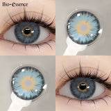Natural Colored Contact Lenses Brown Eye Lenses Gray Contacts Blue Lens Colored Pupils Cosmetics Beauty Yearly Use