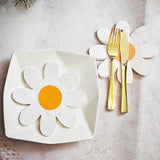 Shaped Floral Decoupage Paper Napkins Elegant Flower Printed Napkins for Birthday Wedding Baby Shower Garden Tea Party Supplies