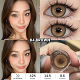 Colored Contact Lenses 14.5mm Natural Look Lenses  Women Beauty Colored Pupils Green Contact Lenses Blue Contact Lenses